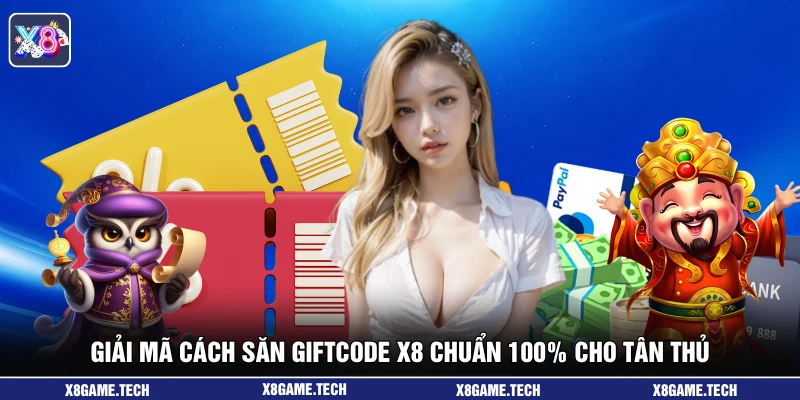 Giải mã cách săn giftcode X8 chuẩn 100% cho tân thủ