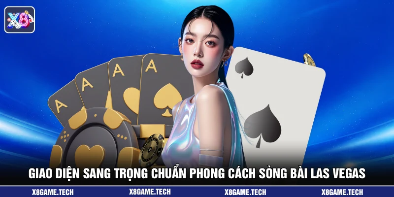 Giao diện sang trọng chuẩn phong cách sòng bài Las Vegas